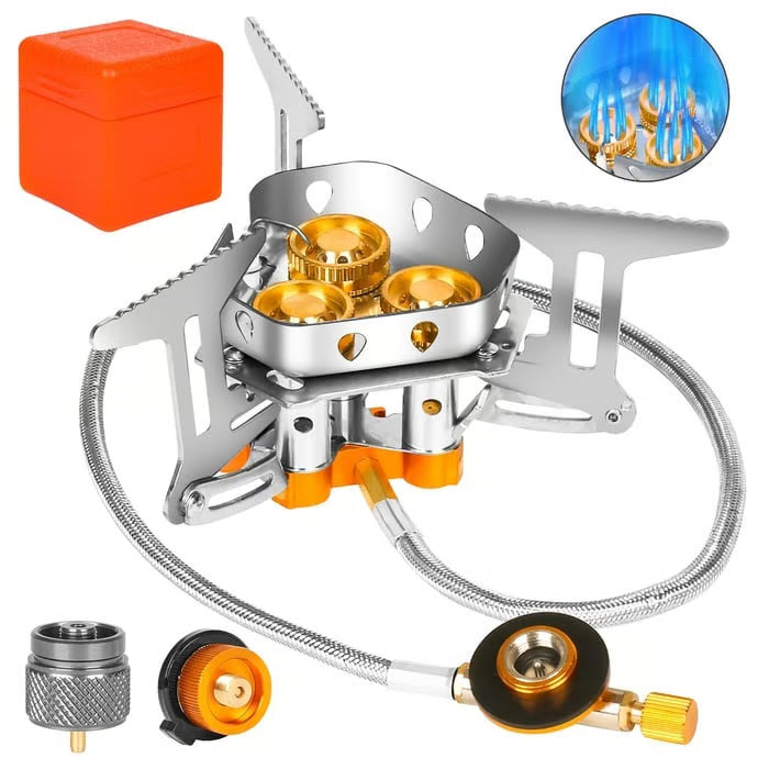 🔥Hot Sale🌟12800W Windproof Camping Stove, Camping Gas Stove