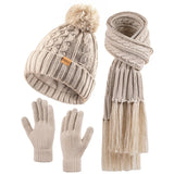đ3PC Womenâs Winter Knit Setâ¤ď¸