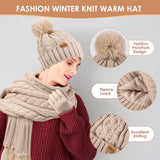 đ3PC Womenâs Winter Knit Setâ¤ď¸