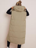 đ§ĽVersatile Cotton Zip-Up Hooded Vest with Side Pockets â¨