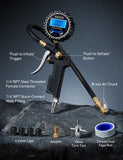 🚗 250 PSI Digital Tire Gauge: Inflate & Measure🛞