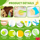 👶 32 Pcs Kids Safe Kitchen Knife Set | Veg/Fruit/Cheese Knives 🧀