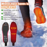 🌟Remote control three-speed electric heating insole USB charging heating insole