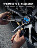 🚗 250 PSI Digital Tire Gauge: Inflate & Measure🛞