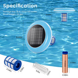 ☀️ Solar Pool Ionizer, Up to 45,000 Gal