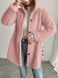 Women's Jacquard Hooded Cardigan Coat đ§Ľâď¸ Stylish Warm Fall Winter Outerwear â¨