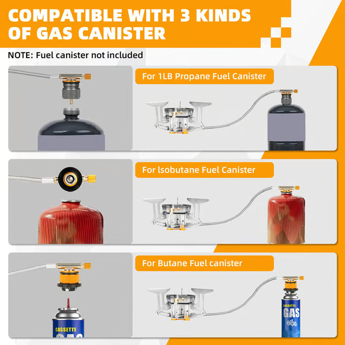 🔥Hot Sale🌟12800W Windproof Camping Stove, Camping Gas Stove