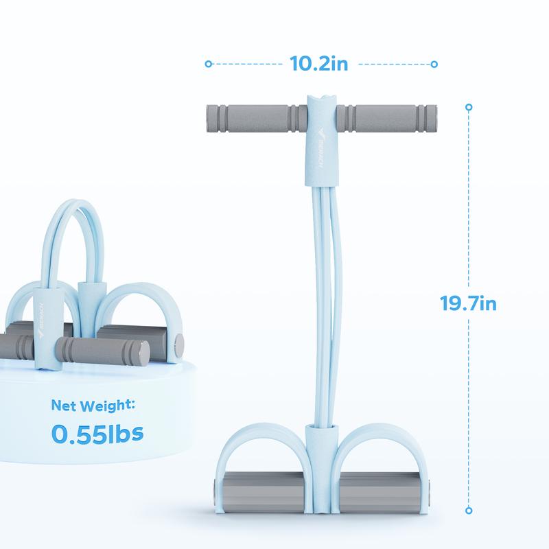 Multifunction Pedal Resistance Band, Elastic Pull Rope Fitness, Full-Body Workout at Home Gym, Exercise Sit-up, Yoga, Abdominal Training