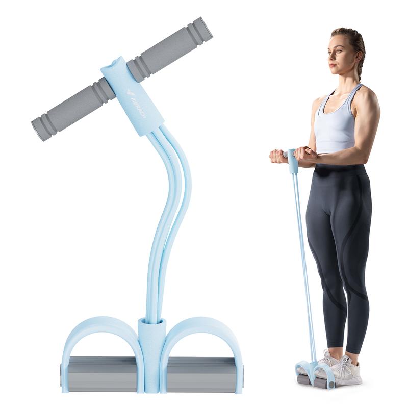 Multifunction Pedal Resistance Band, Elastic Pull Rope Fitness, Full-Body Workout at Home Gym, Exercise Sit-up, Yoga, Abdominal Training
