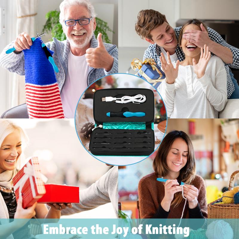 Votris Light Up Crochet Hook Set 11 in 1 🧶