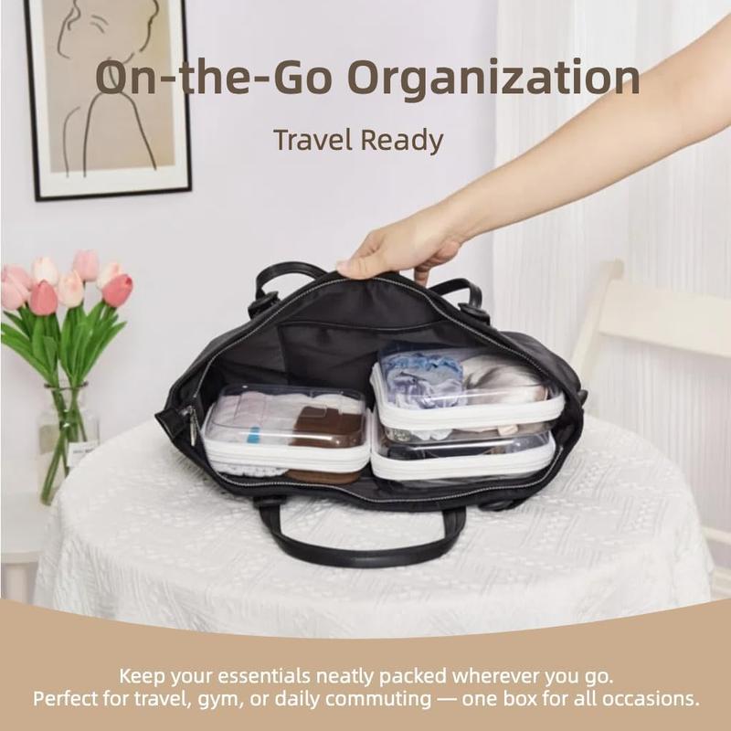 Clear PVC Zippered Storage Cases