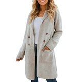 Fall Long Cardigan Sweaters for Women Trendy Open Front Coats Knit Winter Jackets Coatigan