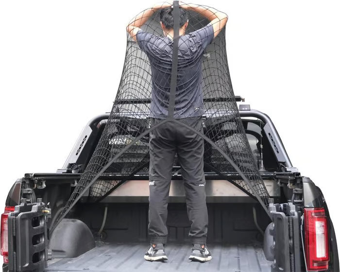 🔥Last Day Sale 49% OFF-Highly Elastic Cargo Net Truck Bed Cargo Mesh Organizer