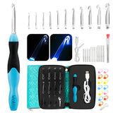 Votris Light Up Crochet Hook Set 11 in 1 🧶