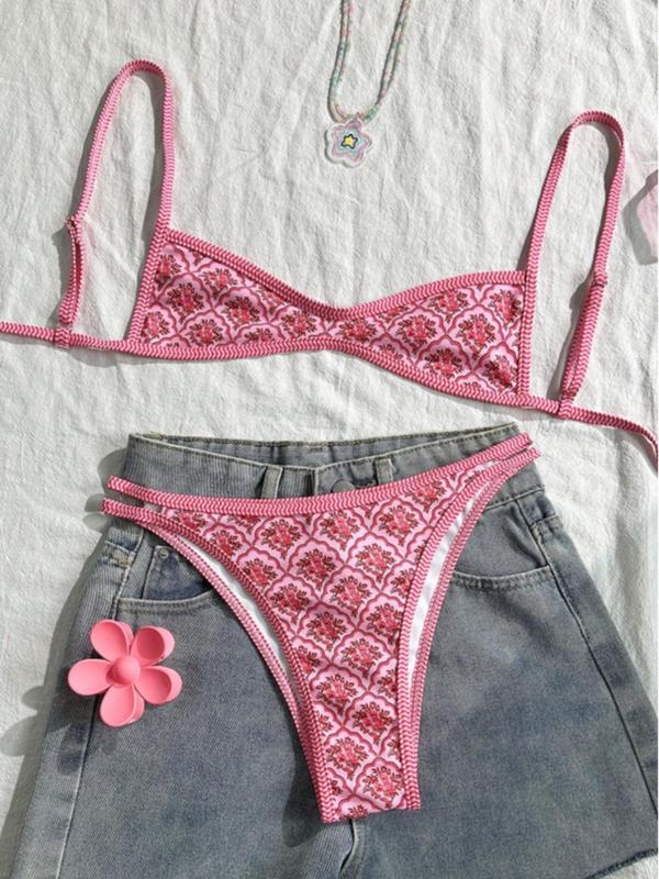 🎁Last Day Promotion 49% OFF🌺 Floral Bikini Set: Chic Beach Vibes for Your Summer Getaway 🌊
