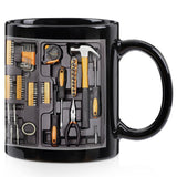 🤣Creative Funny Coffee Mug | Mechanic Toolbox Pattern Design🛠️