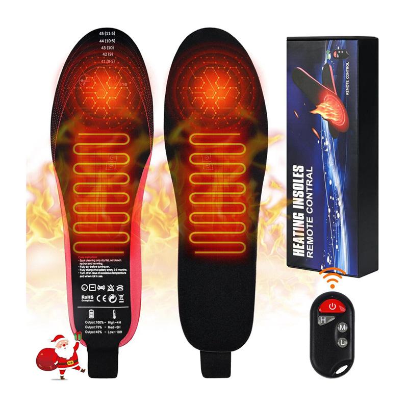 🌟Remote control three-speed electric heating insole USB charging heating insole