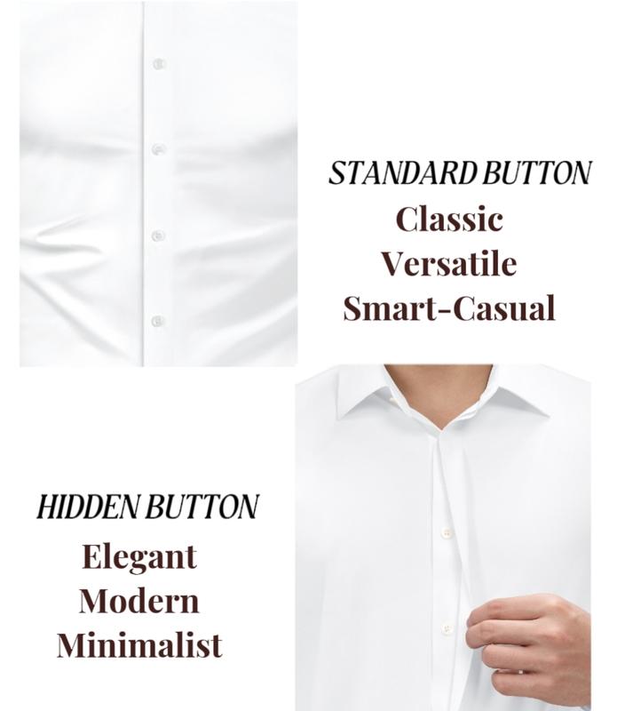 Men's 16-Way Stretch Slim Fit Dress Shirt