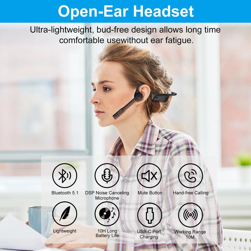 🎧 Open Ear Bluetooth Air Conduction Headset