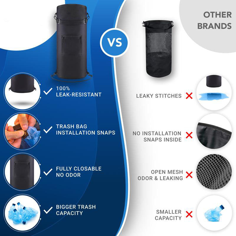 🚮 Boat Trash Can - 100% Odor & Leak Resistant ⛵