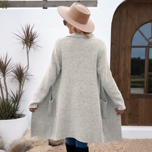Fall Long Cardigan Sweaters for Women Trendy Open Front Coats Knit Winter Jackets Coatigan
