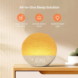 🌟 Sunrise Alarm & Sound Machine | Bedroom Decor Clock ⚡