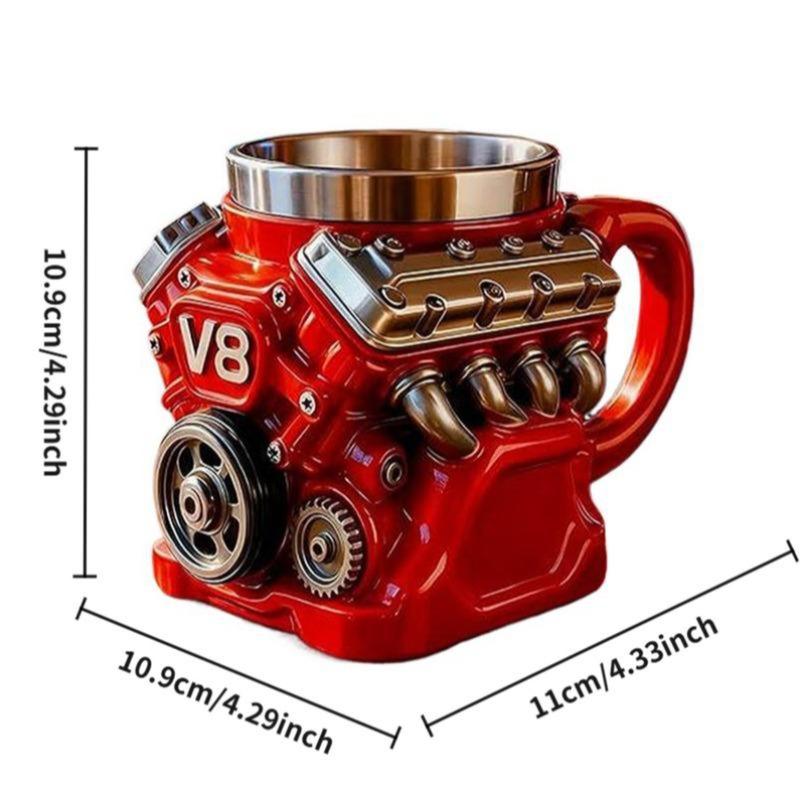 🚗Engine-themed coffee mug🛠️