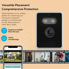 K Window Camera,2.4GHz WiFi Indoor Cameras for Home Security with ChromaMax Al Color Night Vision