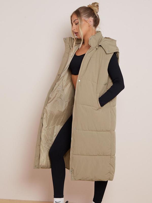 🧥Versatile Cotton Zip-Up Hooded Vest with Side Pockets ✨