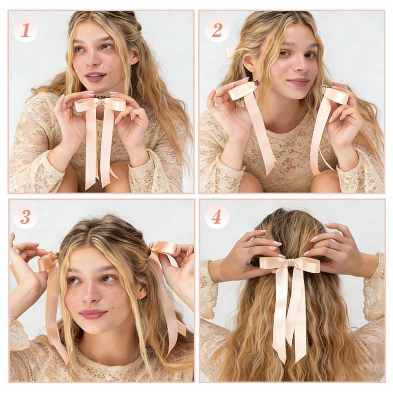 🎀 Strong Hold Magnetic Bow Hair Clips