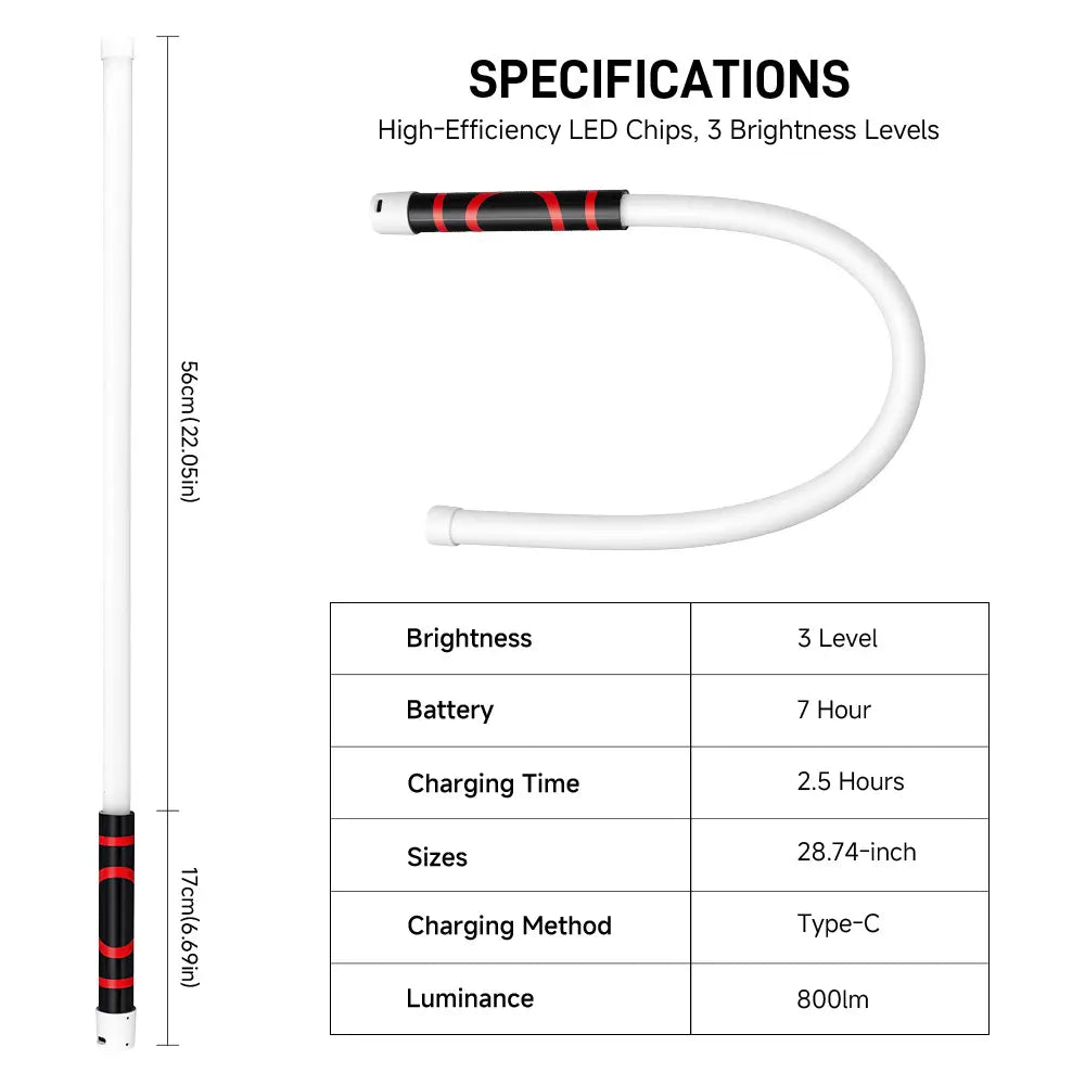 Bendable LED Flashlight Stick 💡