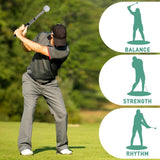 🏌️‍♂️Retractable Golf Swing Trainer – Click Sound Tempo & Grip Aid🎯