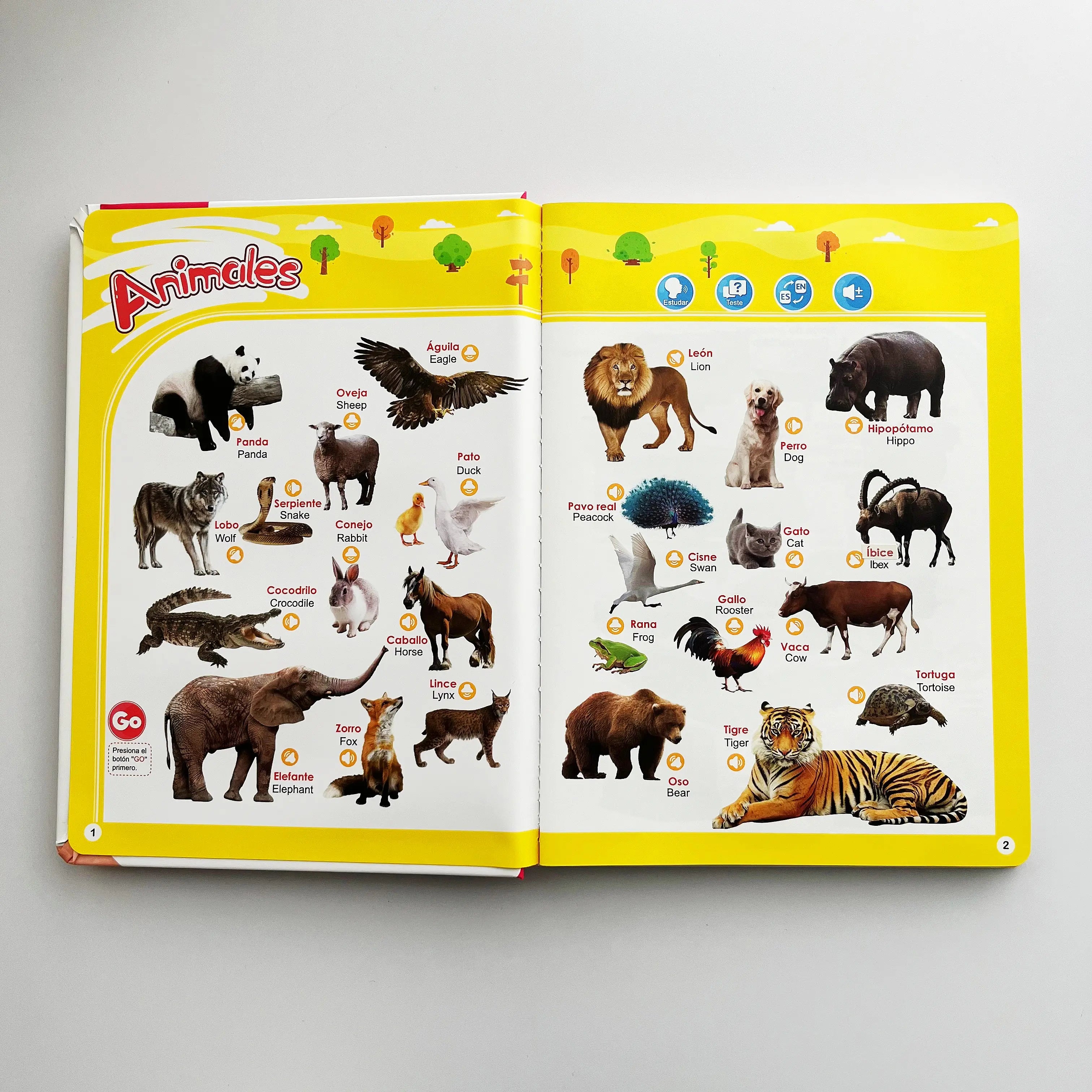 📚 Bilingual Sound Book | Interactive Educational Toy for Kids 1–6