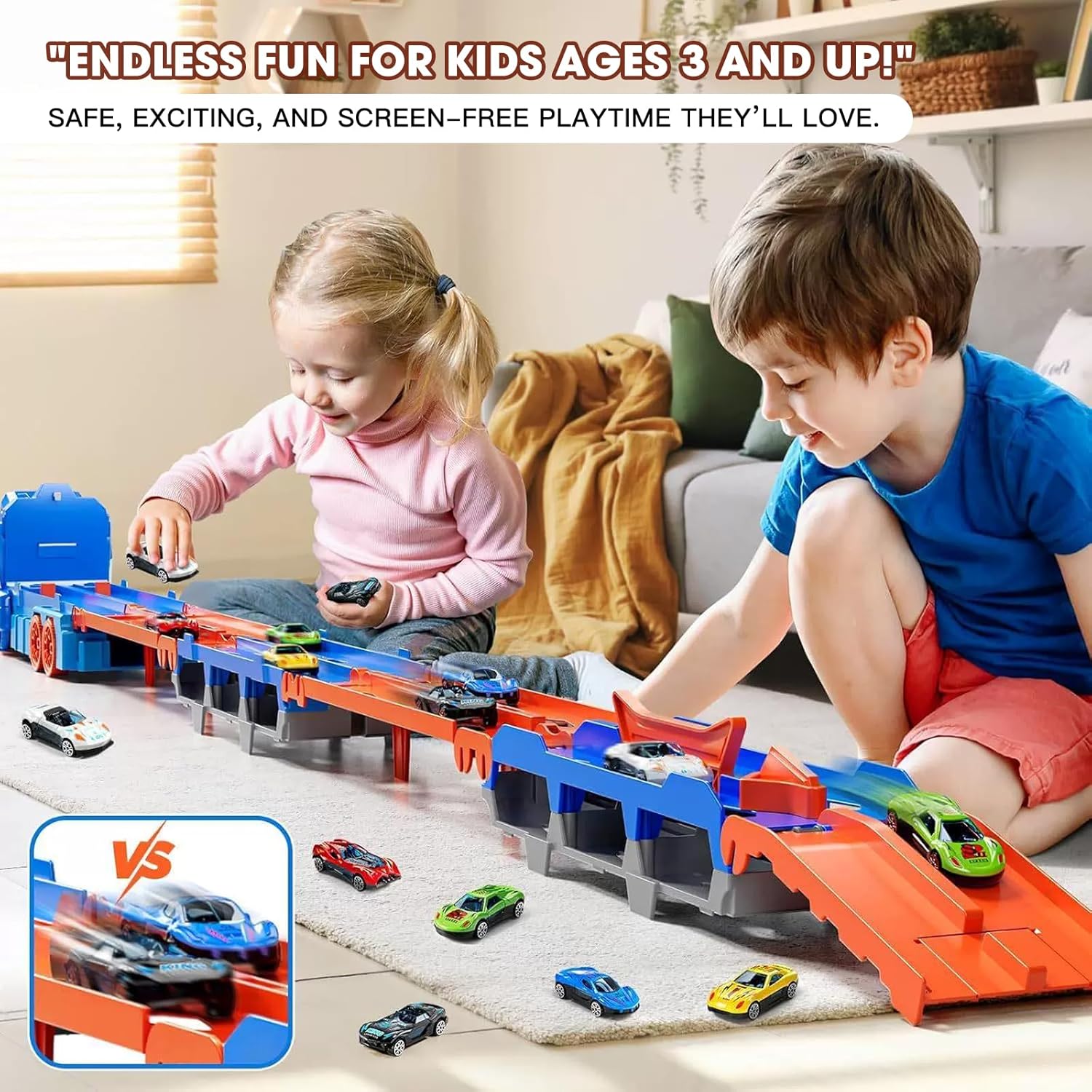 🚚 RoarRacer 3-in-1 Dinosaur Transport Truck 🦖