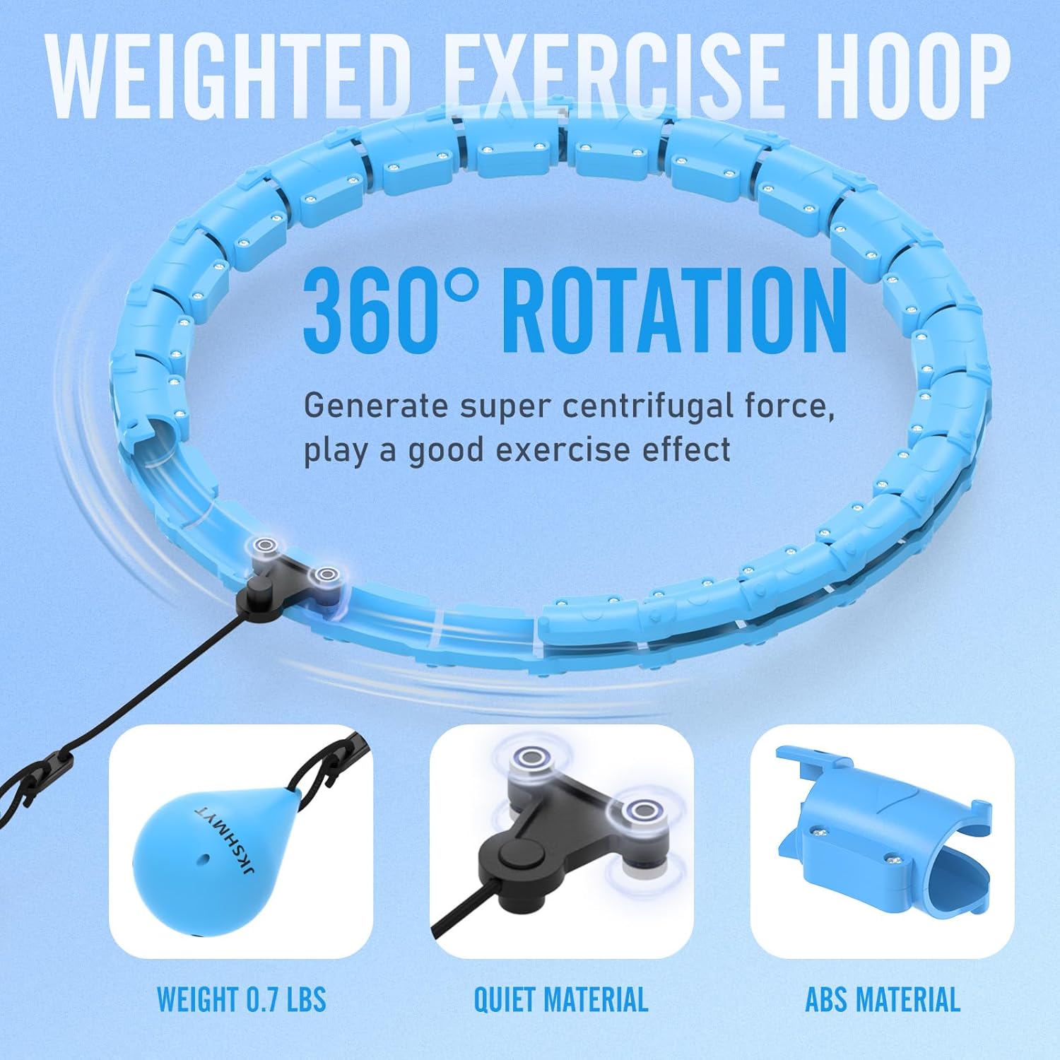 Weighted Exercise Hoop 💪