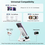 ⌚🎧3-in-1 Foldable Wireless Power Bank📱