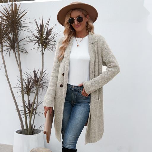 Fall Long Cardigan Sweaters for Women Trendy Open Front Coats Knit Winter Jackets Coatigan
