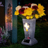✨Solar Cemetery Grave Vase with LED💐