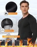 Men's 5-Pack Thermal Compression Shirts 💪❄️ Fleece-Lined Athletic Base Layer