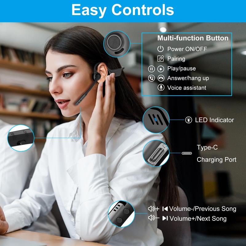 🎧 Open Ear Bluetooth Air Conduction Headset