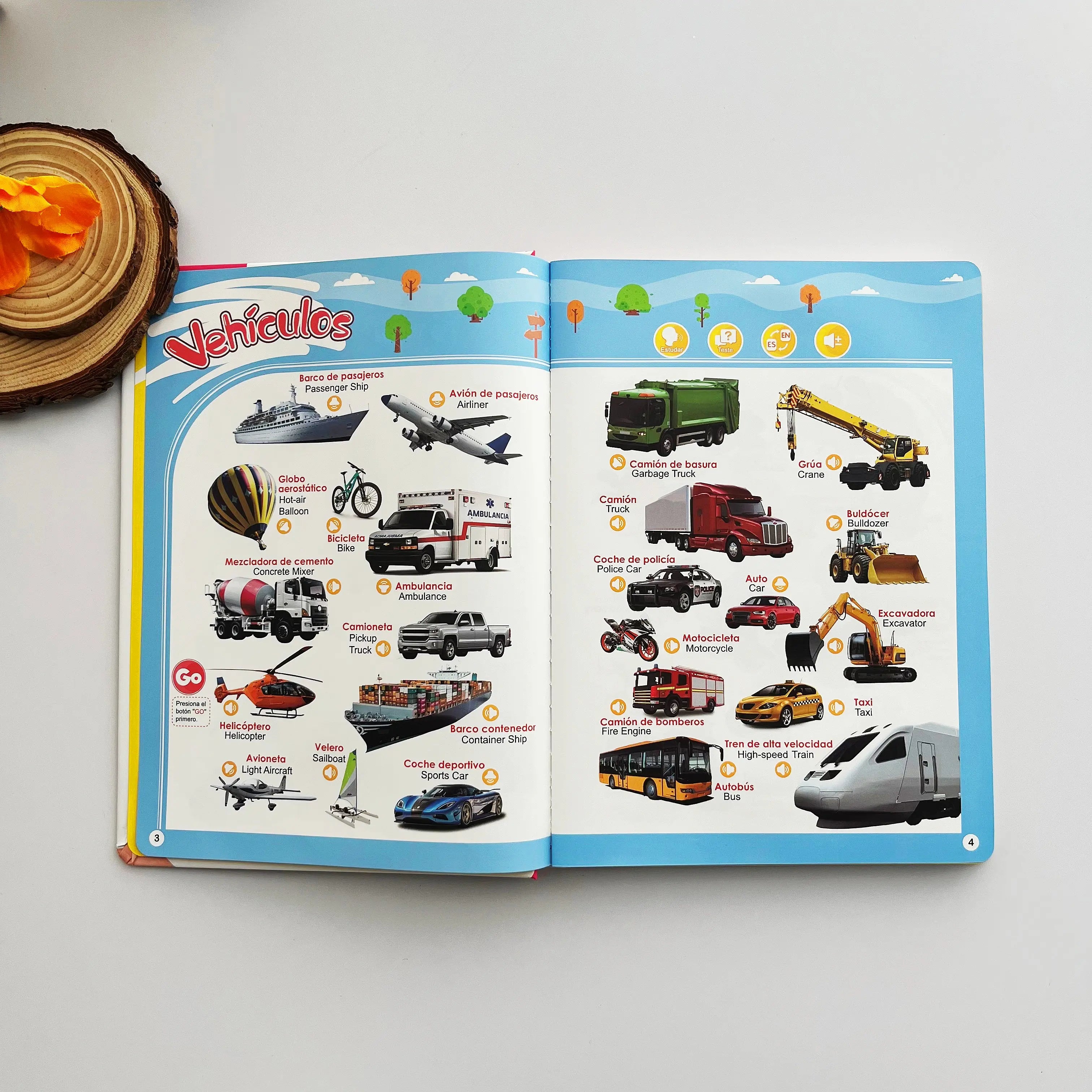 📚 Bilingual Sound Book | Interactive Educational Toy for Kids 1–6