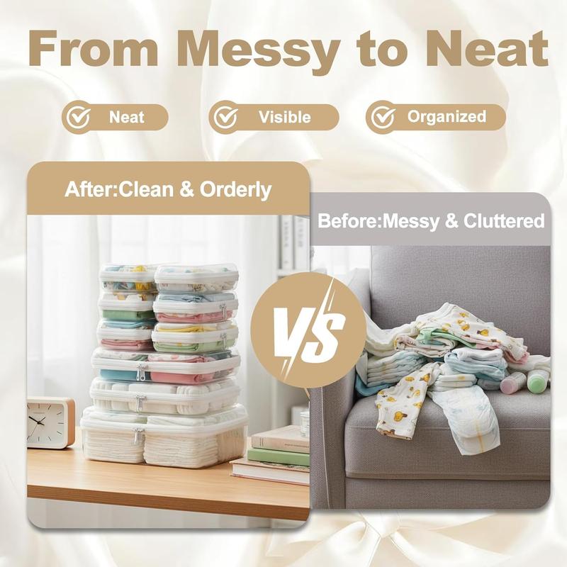 Clear PVC Zippered Storage Cases