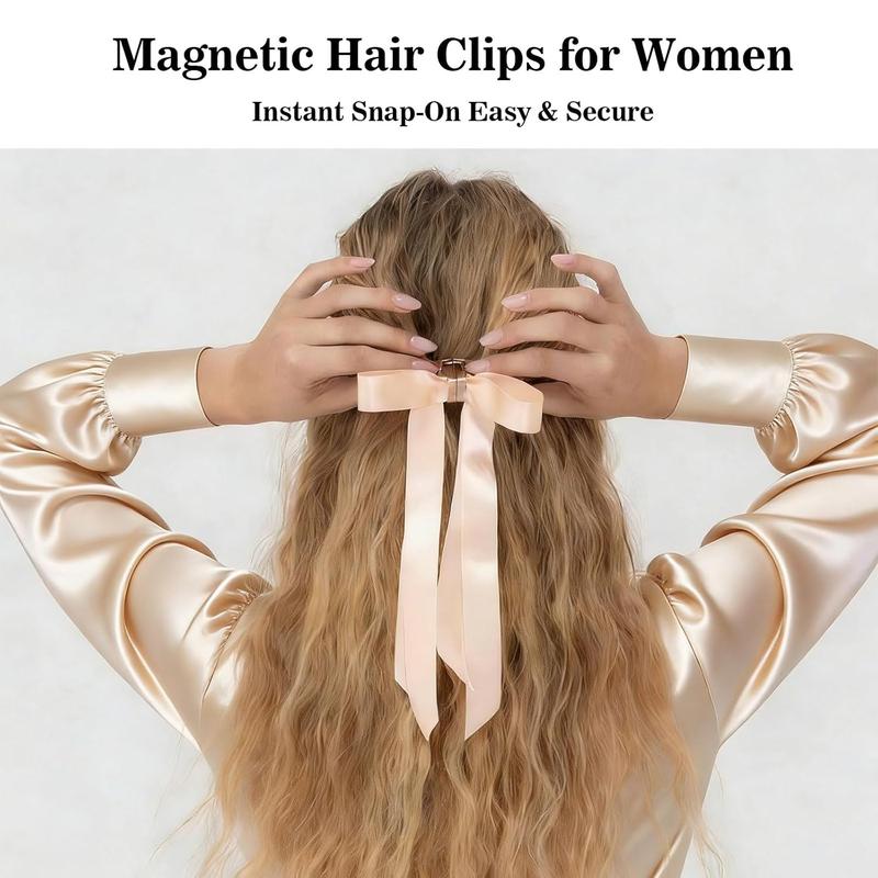 🎀 Strong Hold Magnetic Bow Hair Clips