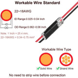 🔌Solderless Wire Connector – Compact Plug for LED Strips & 18–22 AWG Cables