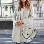 Fall Long Cardigan Sweaters for Women Trendy Open Front Coats Knit Winter Jackets Coatigan