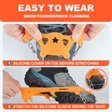 ❄️ Ice Cleats for Shoes/Boots | Anti-Slip Snow Grips 🚶