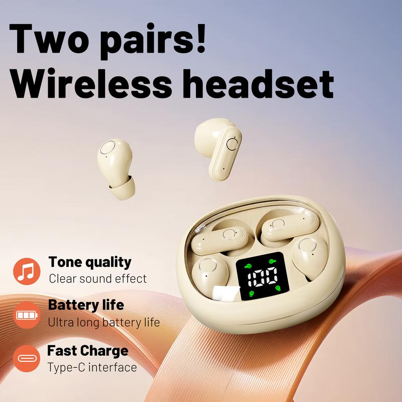 🎧 Noise Cancelling Wireless Earbuds | Digital Display