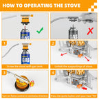 🔥Hot Sale🌟12800W Windproof Camping Stove, Camping Gas Stove