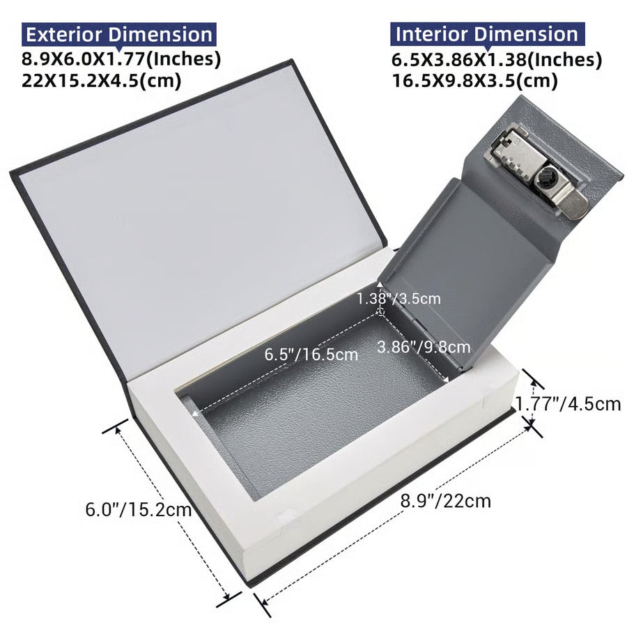 🔒  2026 New Simulated Book Safe📚