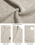 Fall Long Cardigan Sweaters for Women Trendy Open Front Coats Knit Winter Jackets Coatigan
